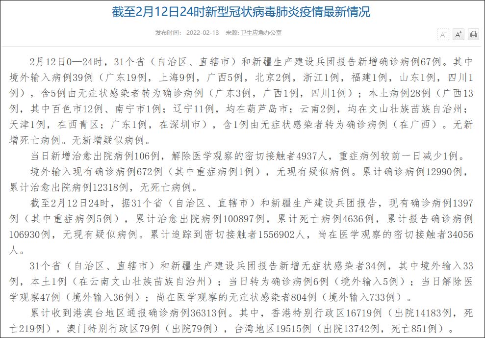 “辽宁新增20例本土确诊病例” 辽宁新增20例本土确诊病例详情？
